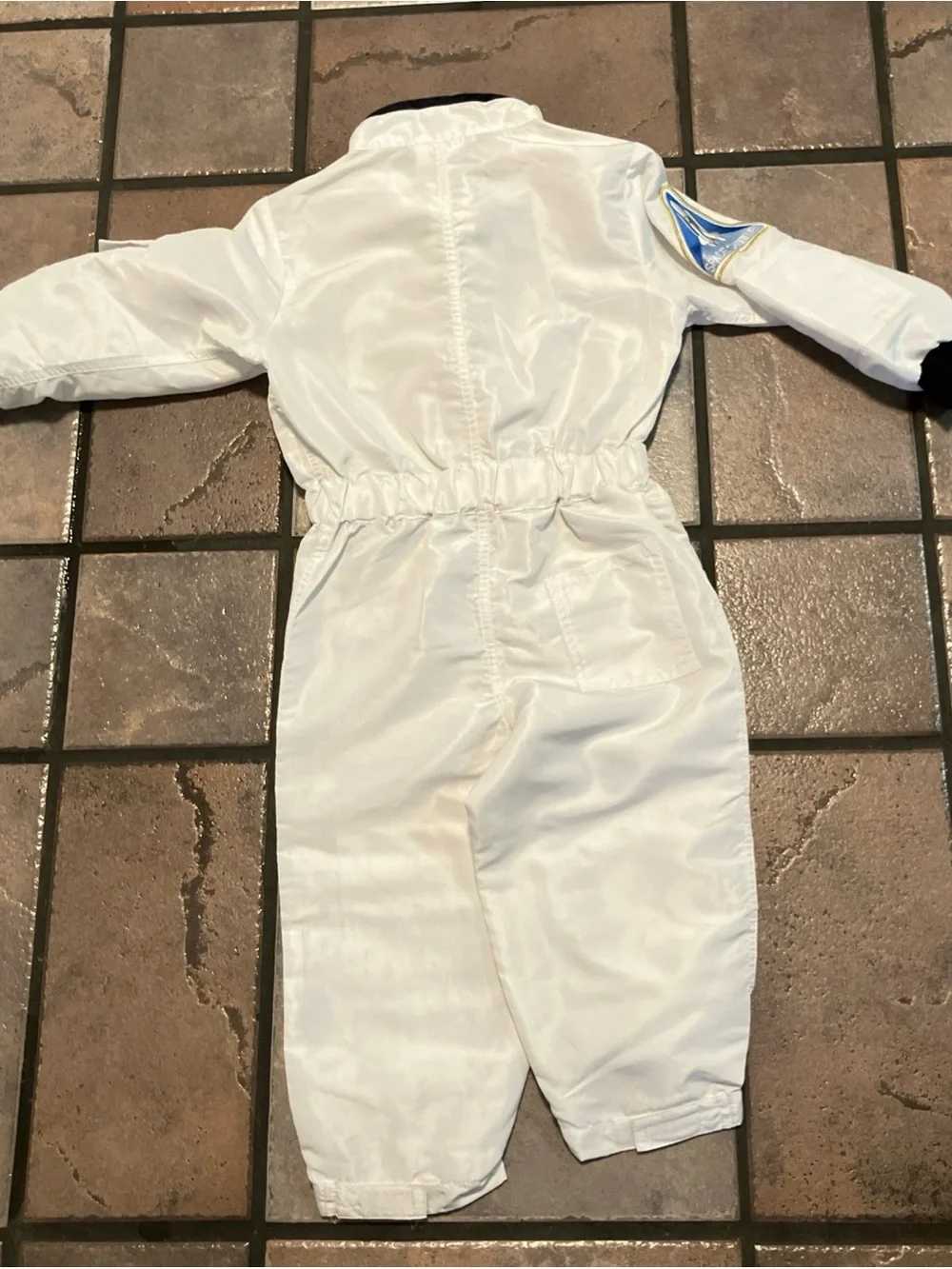 Child White NASA Commander Space Suit Costume